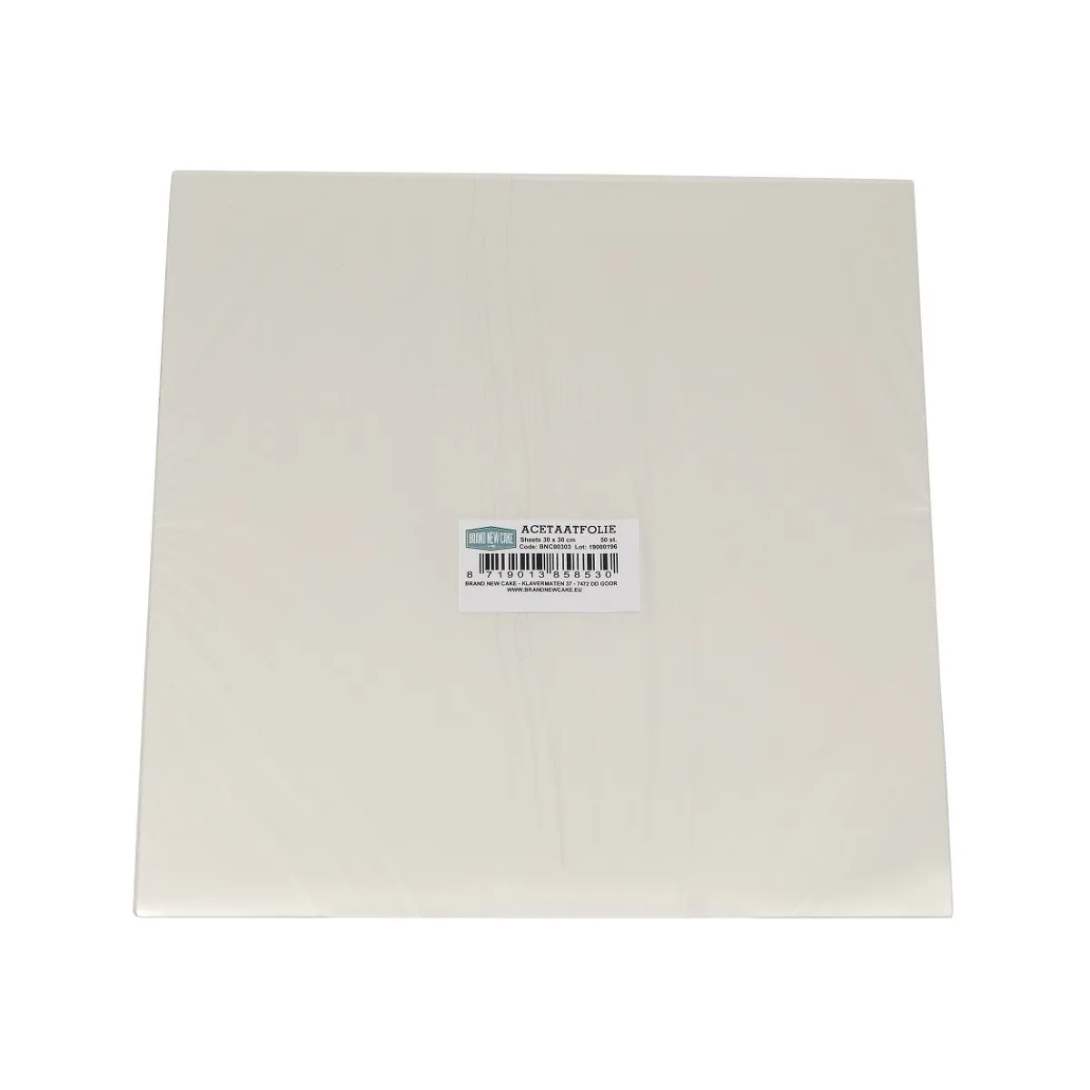 BrandNewCake Acetaatfolie sheets 30x30cm 50 stuks