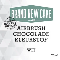 BrandNewCake Airbrush Choco Kleurstof Wit 75ml Clearance