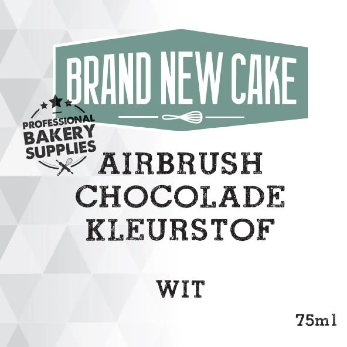 BrandNewCake Airbrush Choco Kleurstof Wit 75ml Clearance