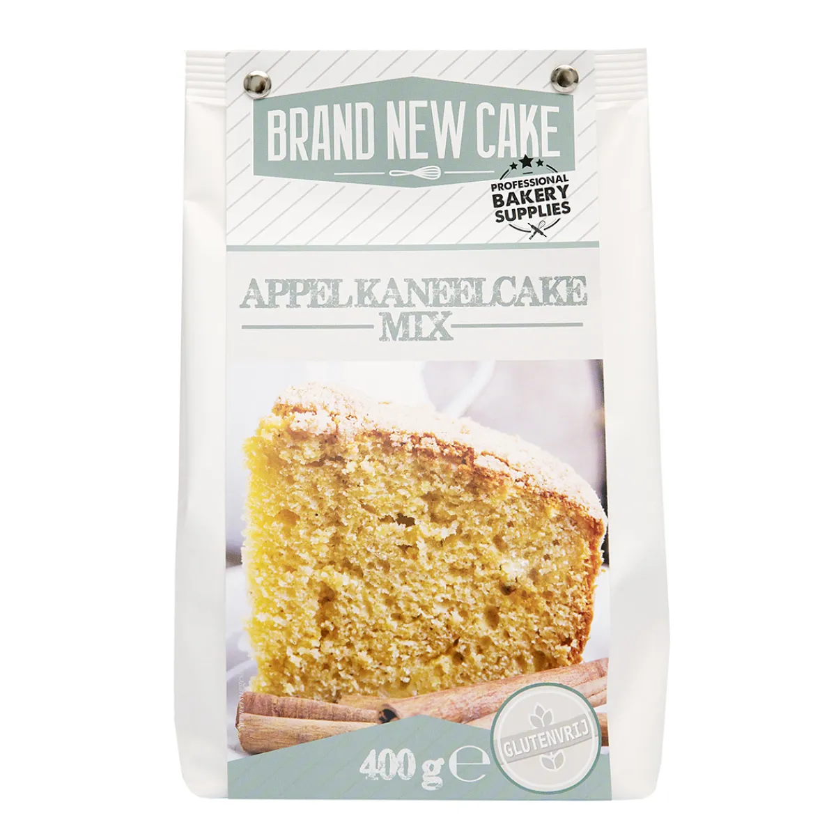 BrandNewCake Appel/Kaneelcake-mix 400g. Glutenvrij