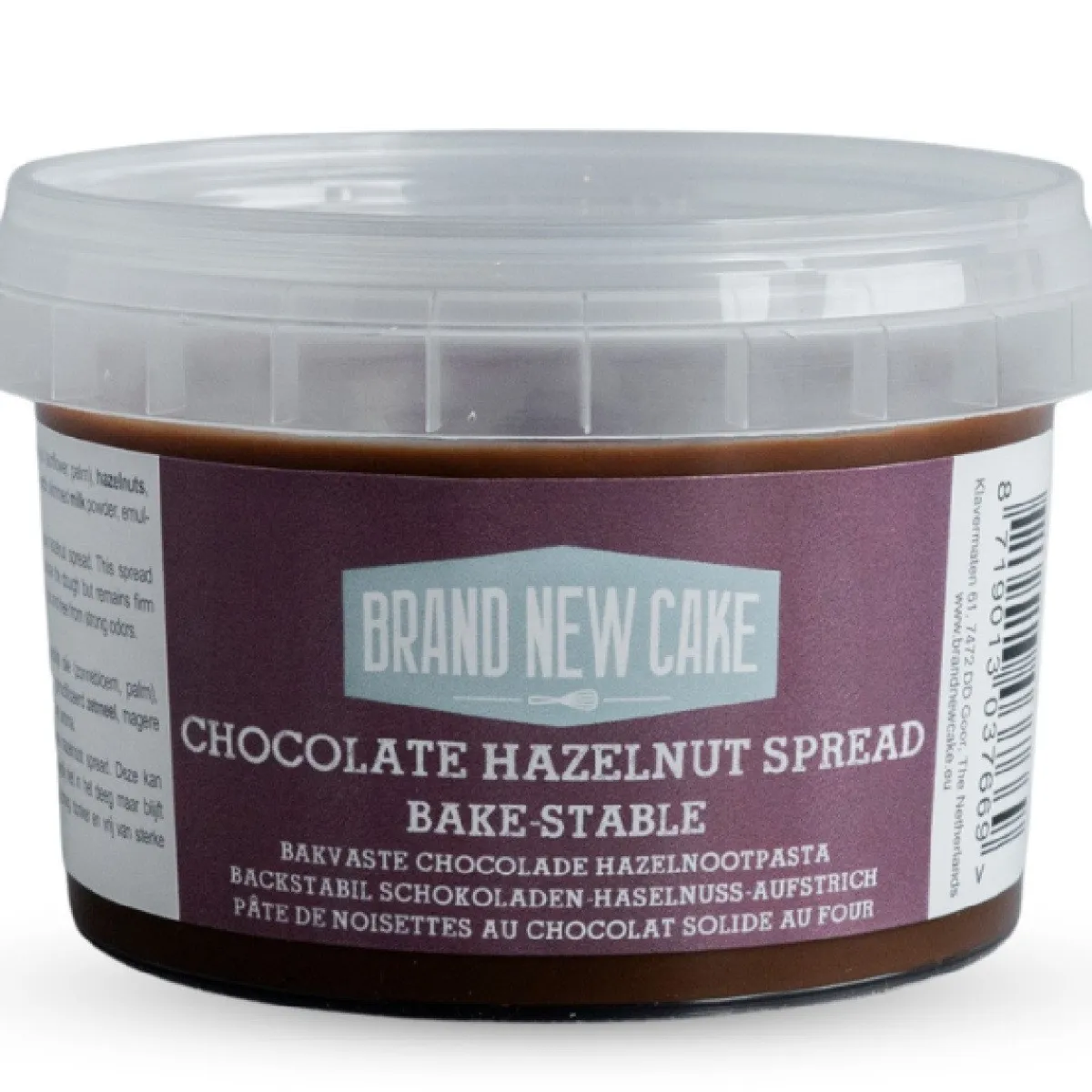 BrandNewCake Bakvaste Chocolade Hazelnootpasta (Nutella)260g Clearance