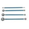 BrandNewCake Boetseer/Modelleer Set Metaal 4st.