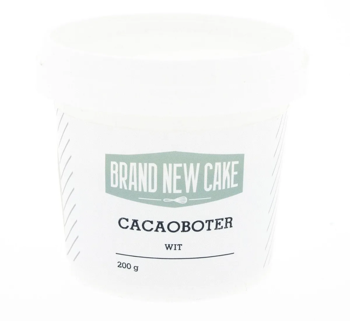 BrandNewCake Cacaoboter gekleurd Wit 200g New