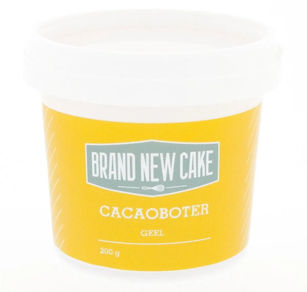 BrandNewCake Cacaoboter gekleurd Geel 200g Discount