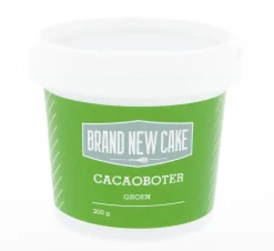 BrandNewCake Cacaoboter gekleurd Groen 200g New