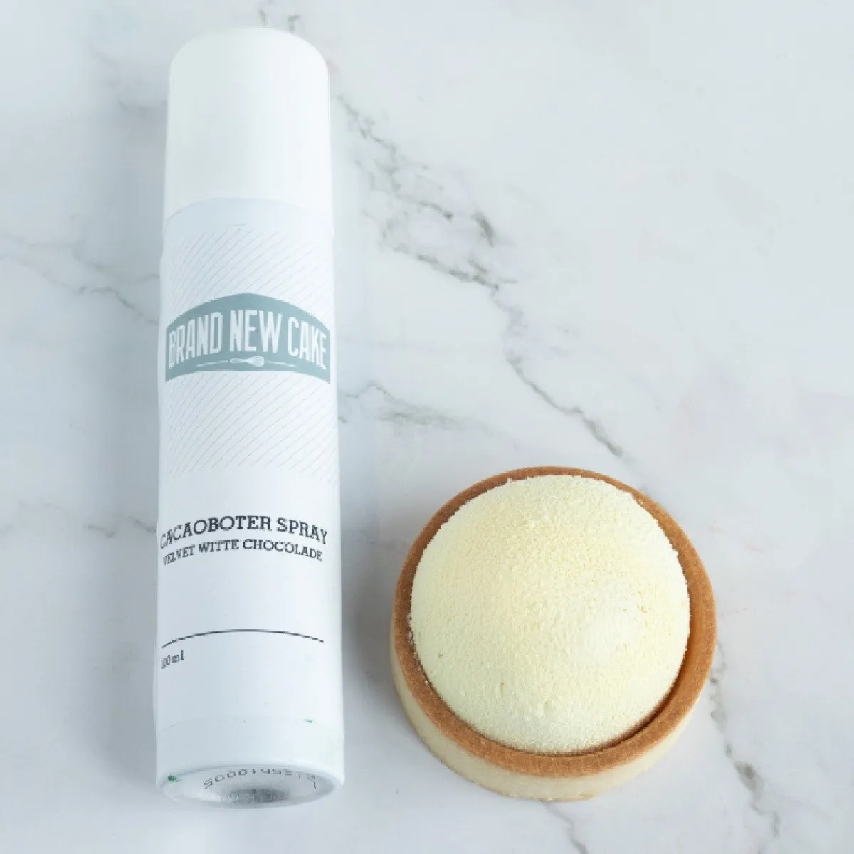 BrandNewCake Cacaoboter spray Velvet Witte choco kleur 100ml Outlet