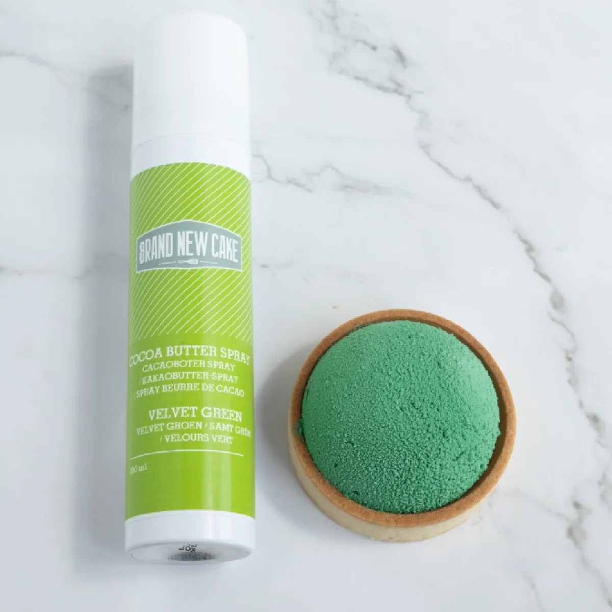 BrandNewCake Cacaoboter spray Velvet Groen 100ml Online