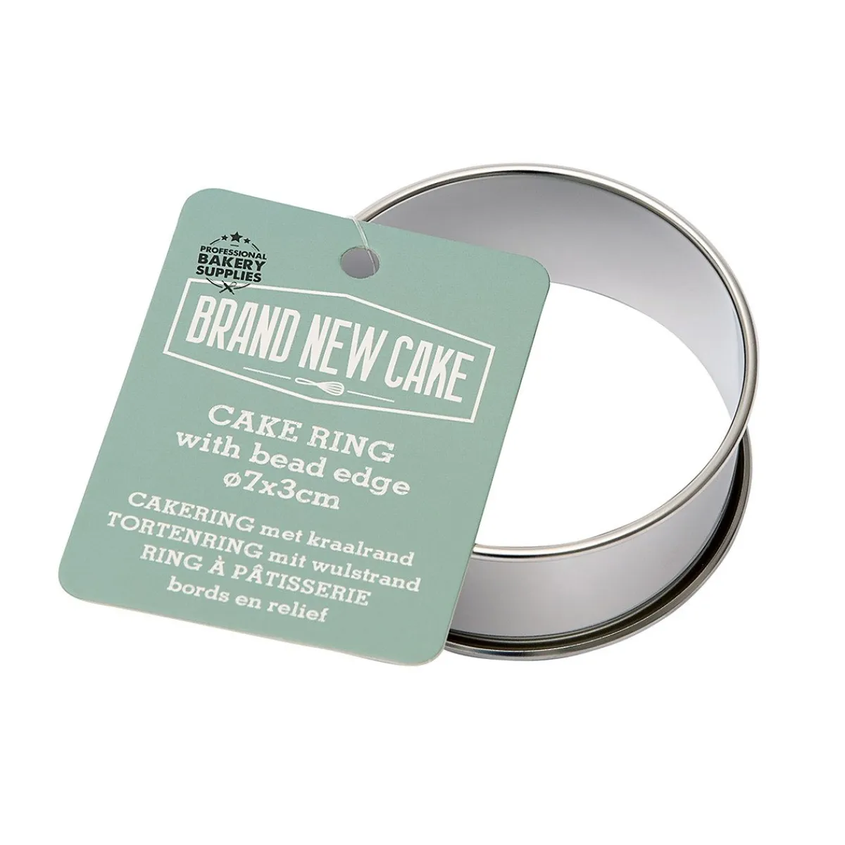 BrandNewCake Cakering met Kraalrand Ø7x3cm Outlet