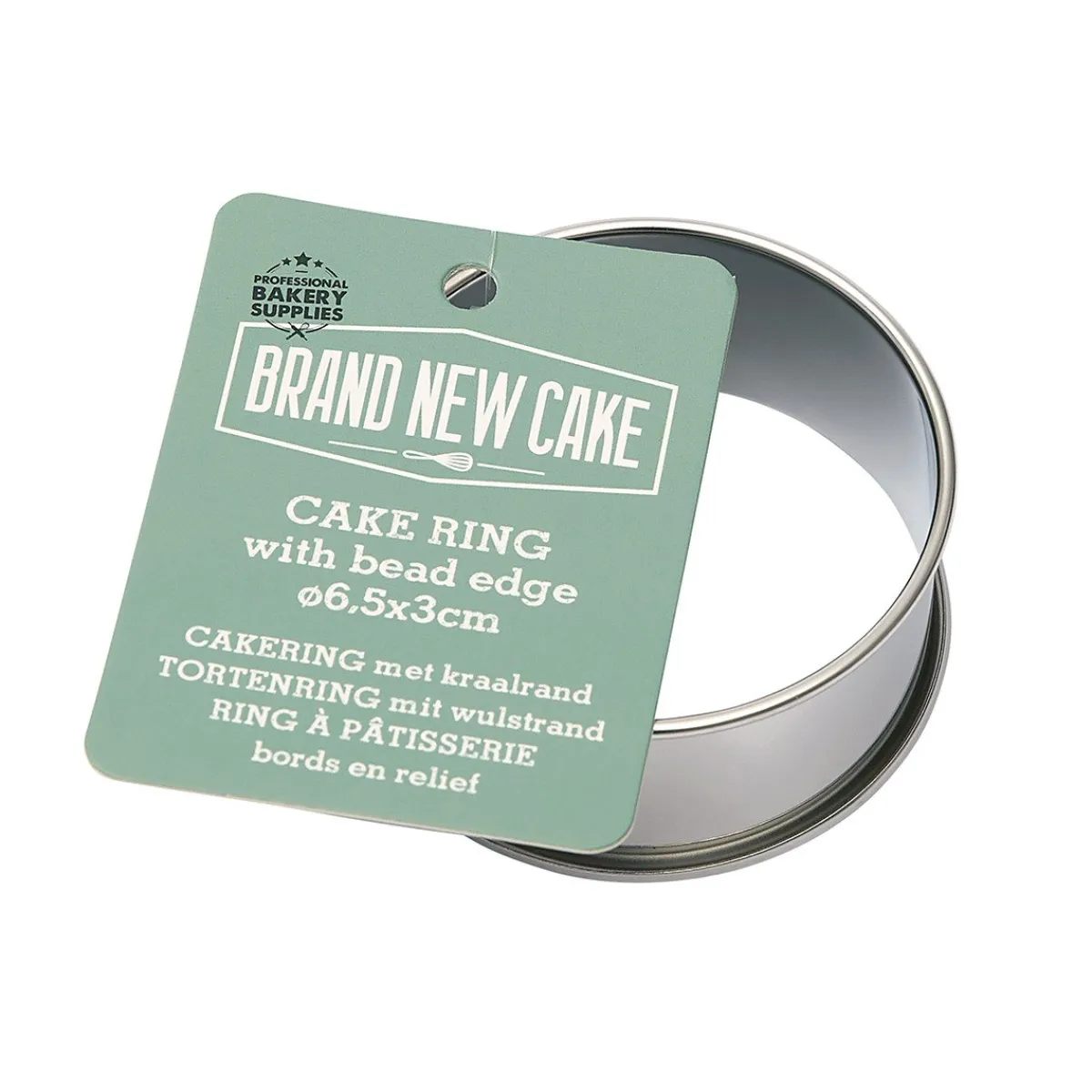BrandNewCake Cakering met Kraalrand Ø6,5x3cm Clearance