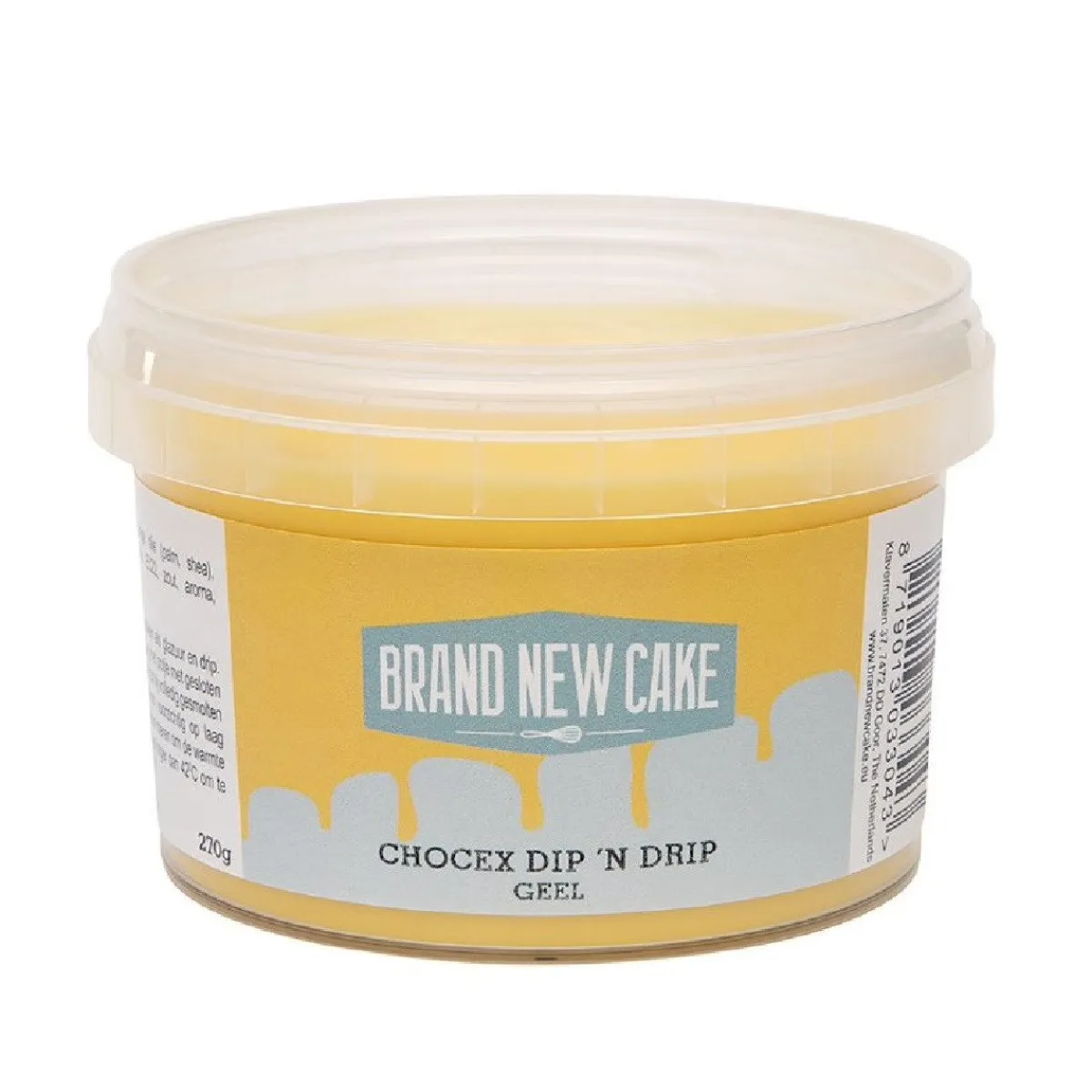 BrandNewCake Chocex Dip 'n Drip Geel 270g Sale