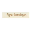 BrandNewCake Chocoladedecoratie Fijne Feestdagen Wit 120st Best