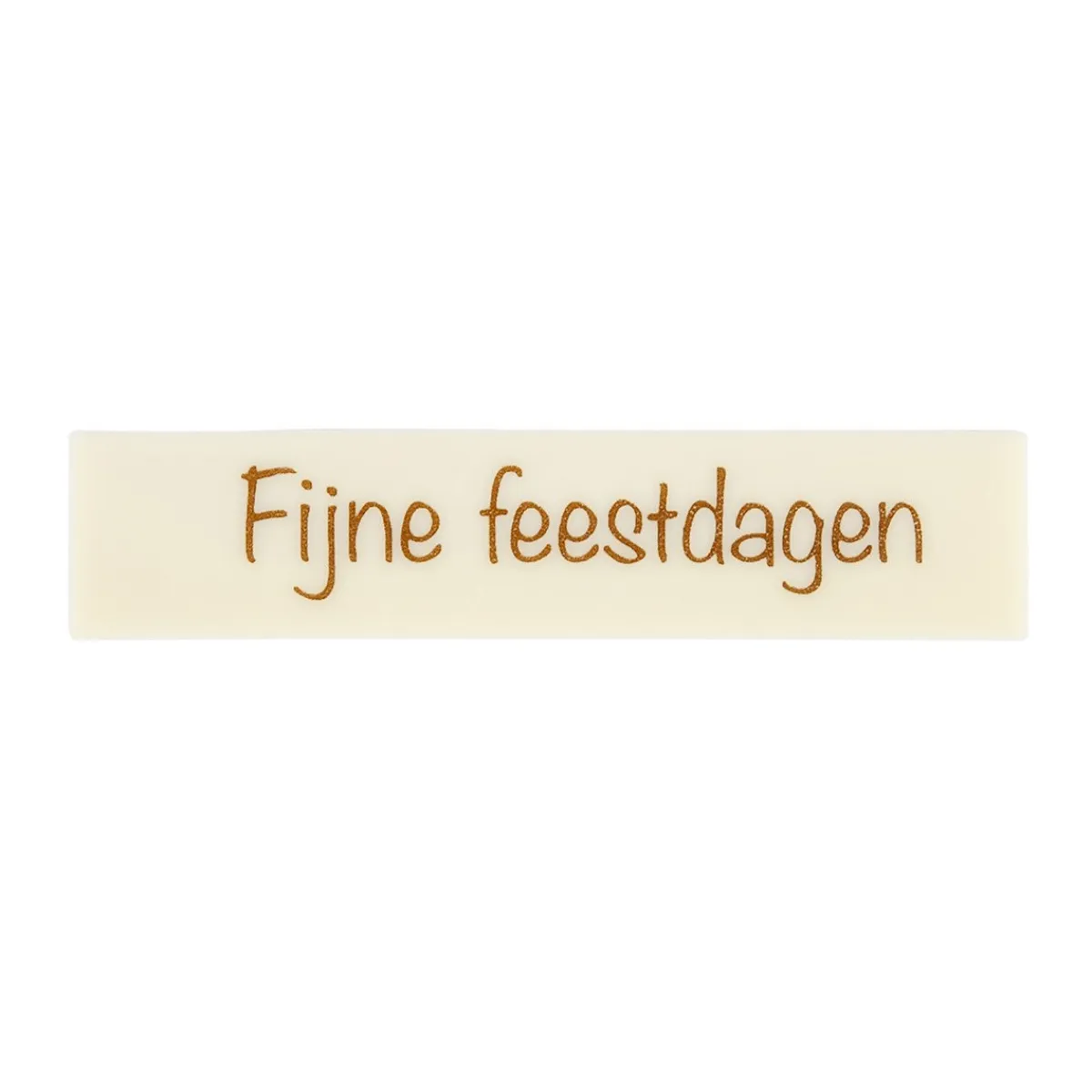 BrandNewCake Chocoladedecoratie Fijne Feestdagen Wit 120st Best