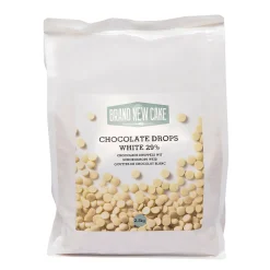 BrandNewCake Chocolade Druppels Wit (29%) 2,5kg Clearance