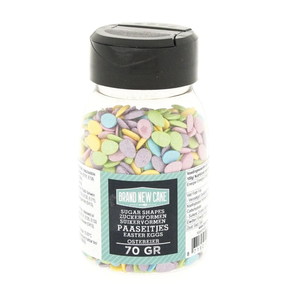 BrandNewCake Confetti Ei Vormpjes 70gr. New