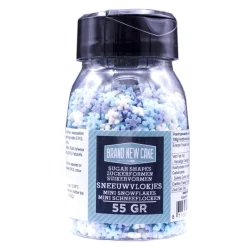 BrandNewCake Confetti Mini Sneeuwvlokken 3 Kleuren 55gr. New