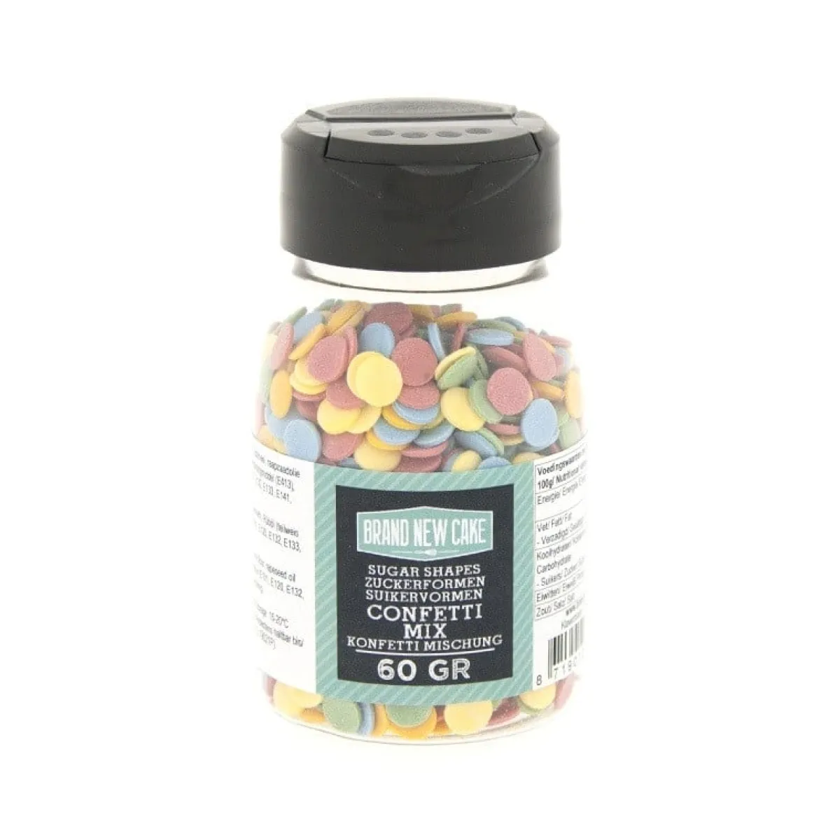 BrandNewCake Confetti Rondjes 6mm 60gr. Clearance