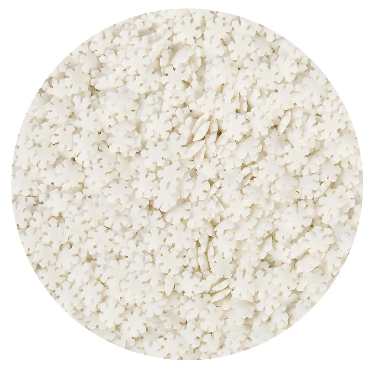 BrandNewCake Confetti Sneeuwvlokken Wit 55gr.