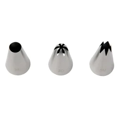 BrandNewCake Decoratie Spuitmondjes Set/3 (1M, 2D, 2A) Hot
