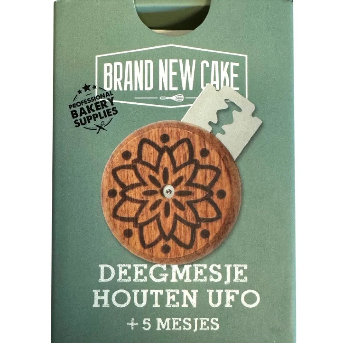 BrandNewCake Deegmesje Houten UFO (incl. 5 mesjes) Online