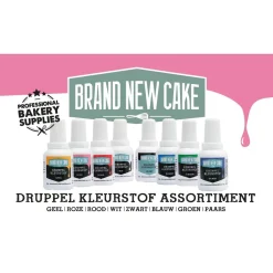 BrandNewCake Druppel Kleurstof Assortiment (8x 20gr) Sale