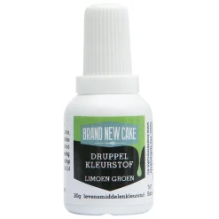 BrandNewCake Druppel Kleurstof Limoen Groen 20gr New