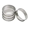BrandNewCake Flan/Cake Ringen RVS Ø8cm Set/4 Hot