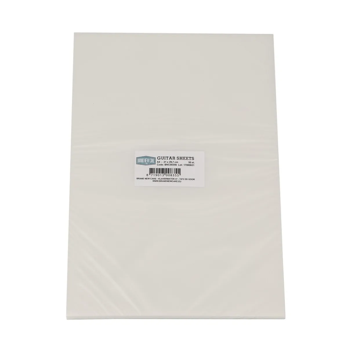 BrandNewCake Guitar sheets A4-formaat 21x30cm 50 stuks Online