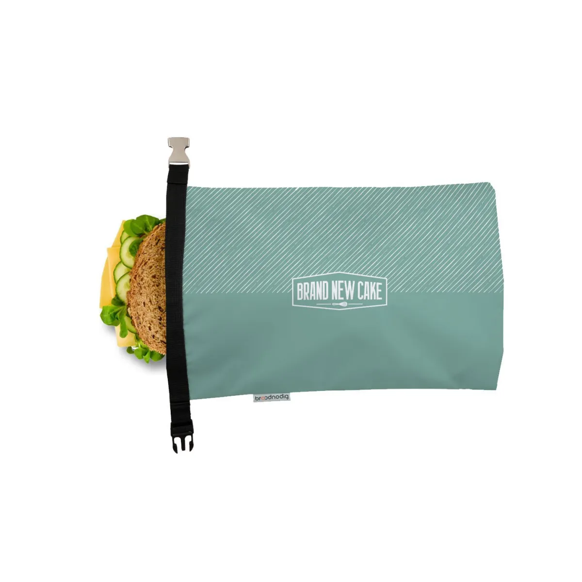 BrandNewCake Herbruikbare Boterhamzak Groen motief 30x20cm** Best