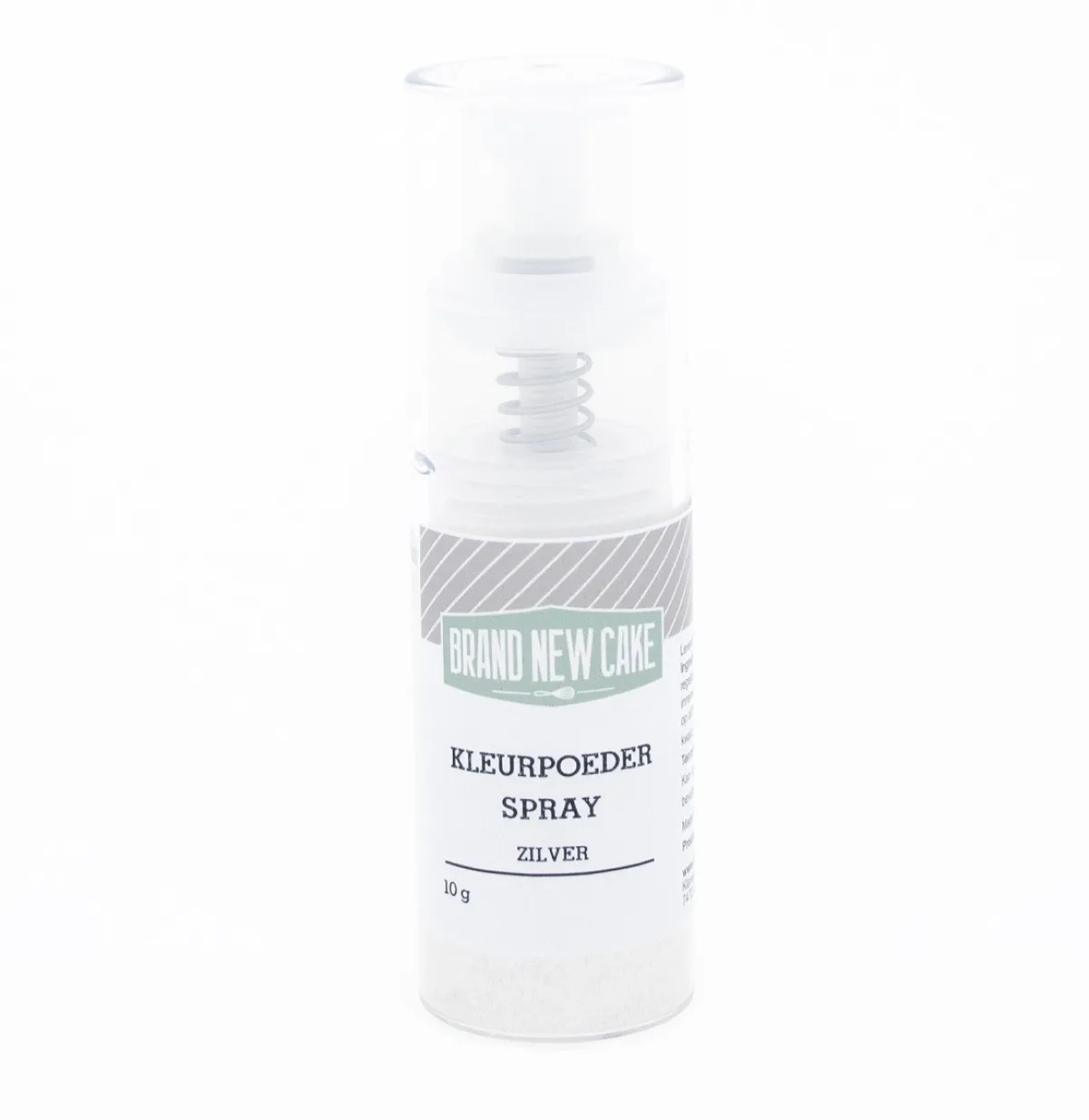 BrandNewCake Kleurpoeder Spray Zilver 10g Clearance