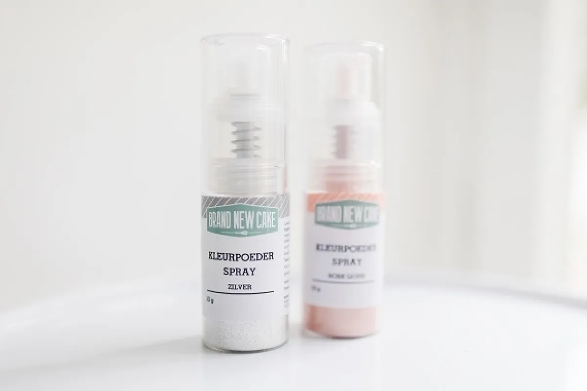 BrandNewCake Kleurpoeder Spray Zilver 10g Clearance