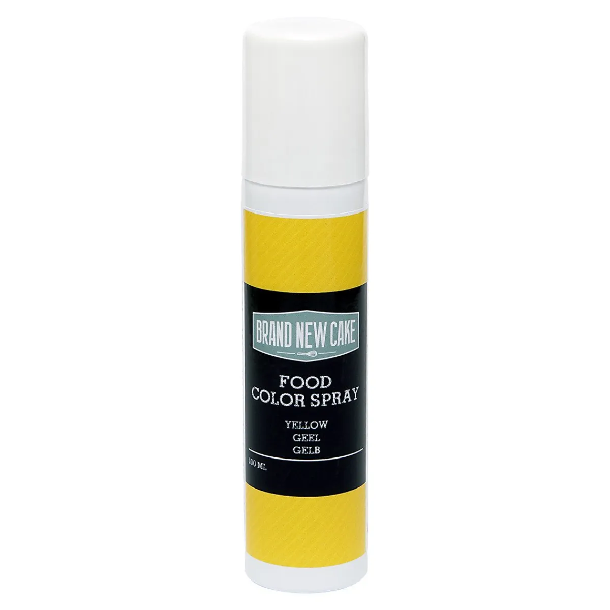 BrandNewCake Kleurspray Geel 100ml Clearance