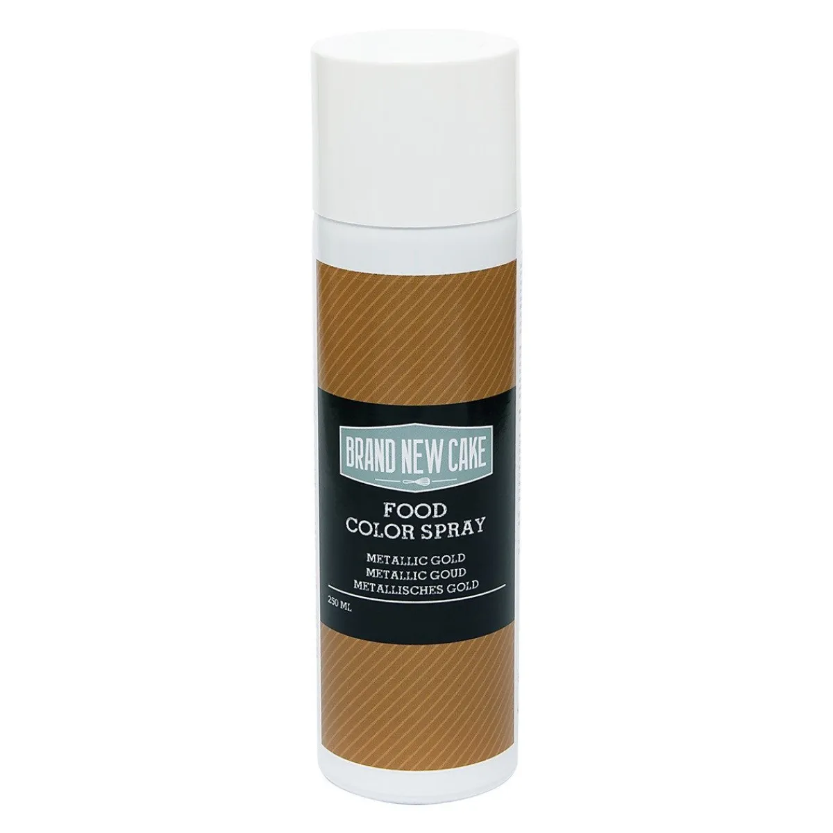BrandNewCake Kleurspray Metallic Goud 250ml Outlet