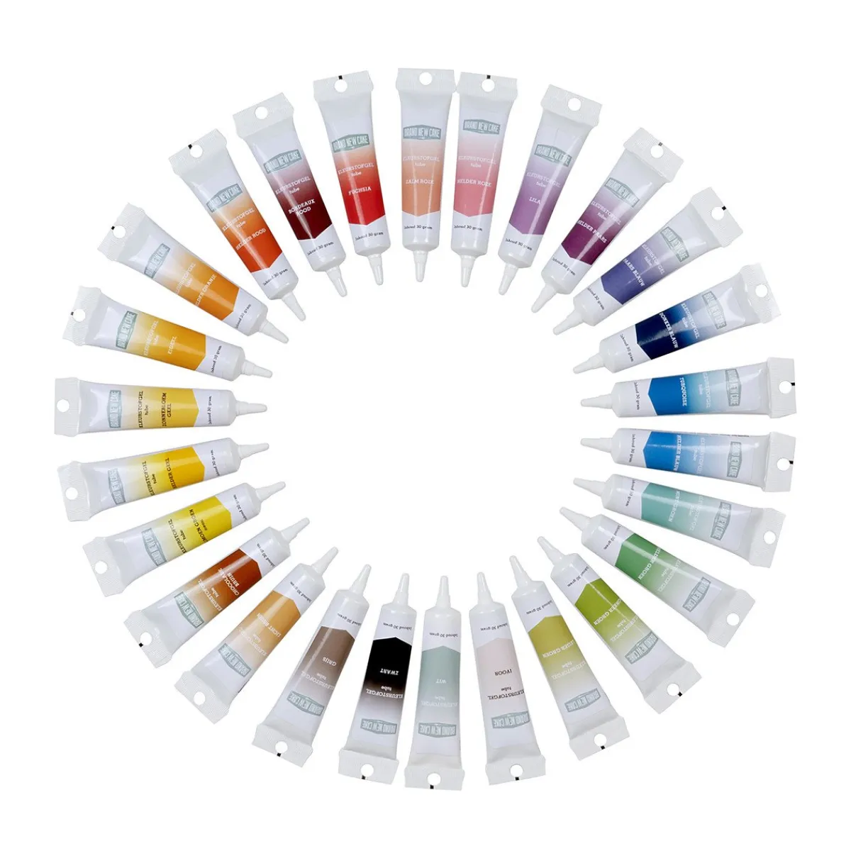 BrandNewCake Kleurstof Gel Tube Ivoor 30 gram Outlet
