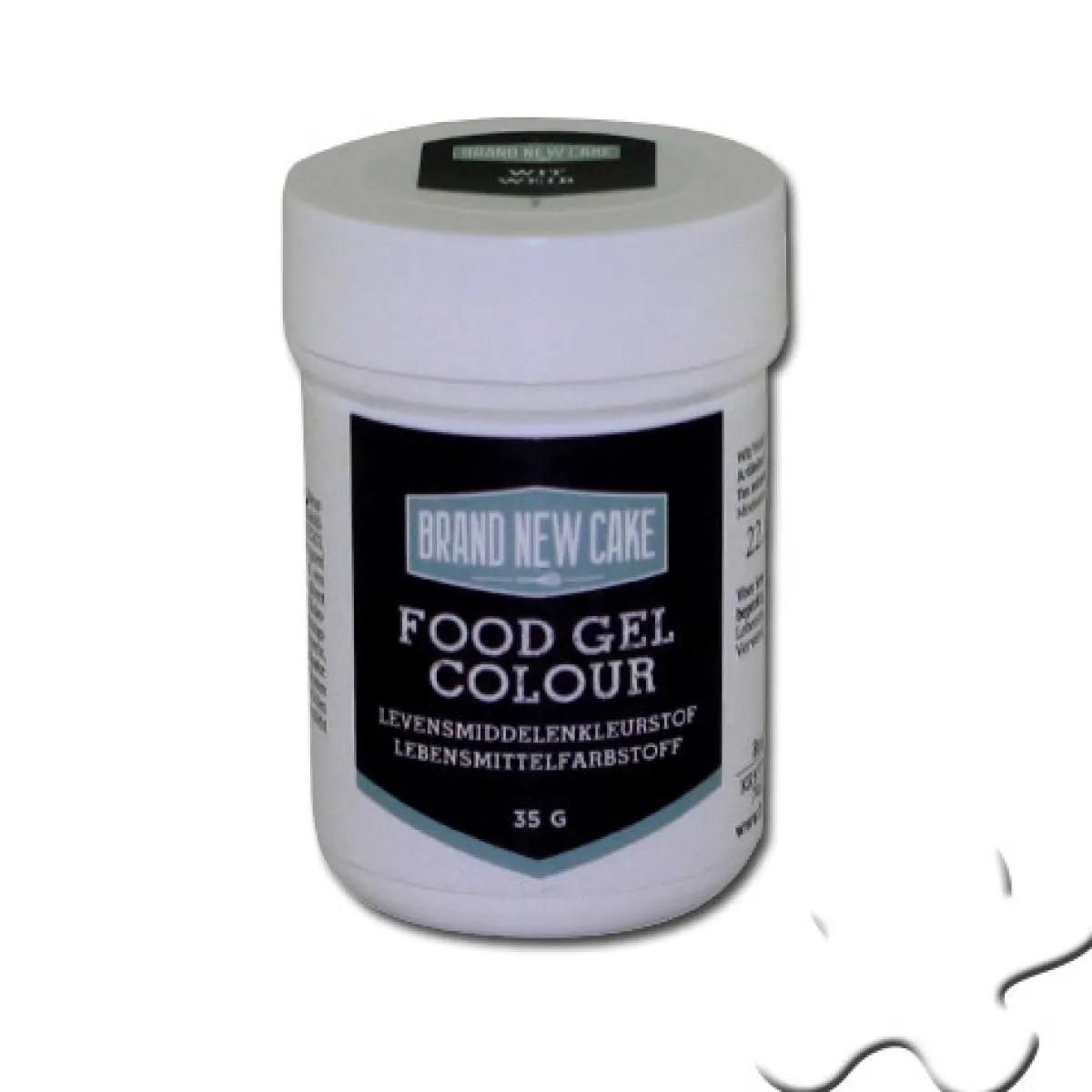 BrandNewCake Kleurstof Gel Wit 35gr New