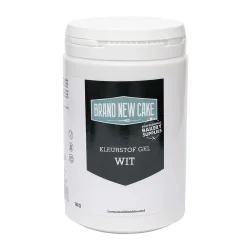 BrandNewCake Kleurstof Gel Wit 1kg Hot