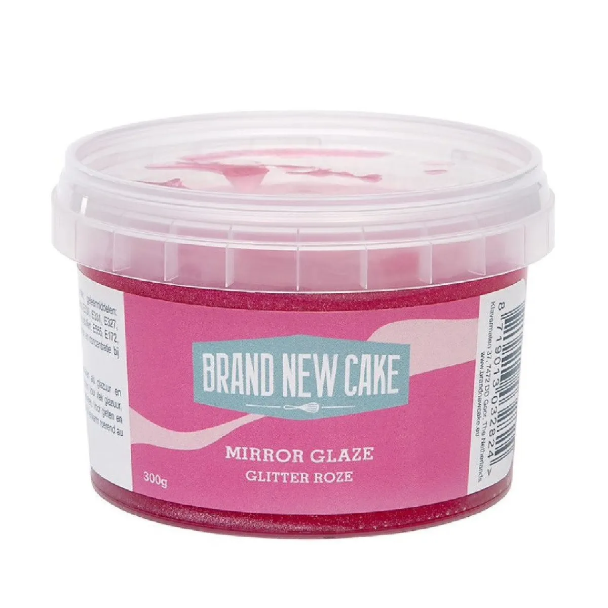 BrandNewCake Mirror Glaze Glitter Roze 300g Best