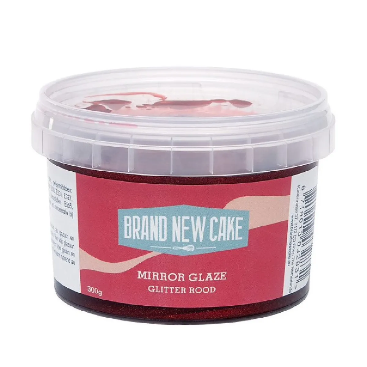 BrandNewCake Mirror Glaze Glitter Rood 300g Outlet
