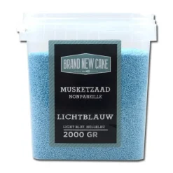 BrandNewCake Musketzaad Licht Blauw 2000gr. Hot