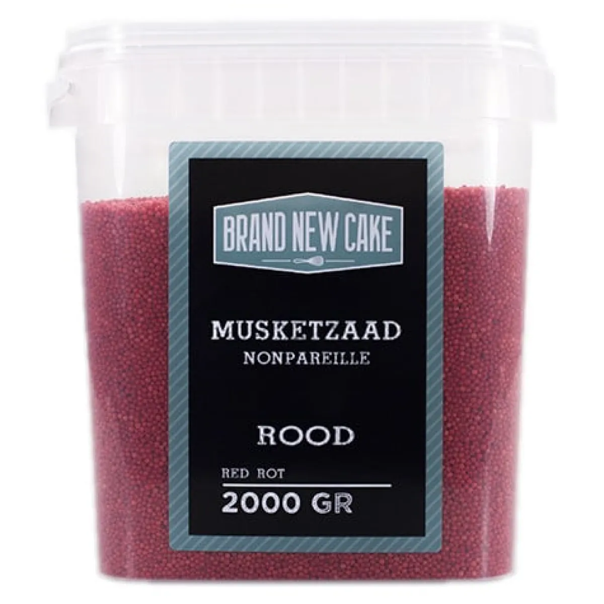 BrandNewCake Musketzaad Rood 2000gr. Outlet
