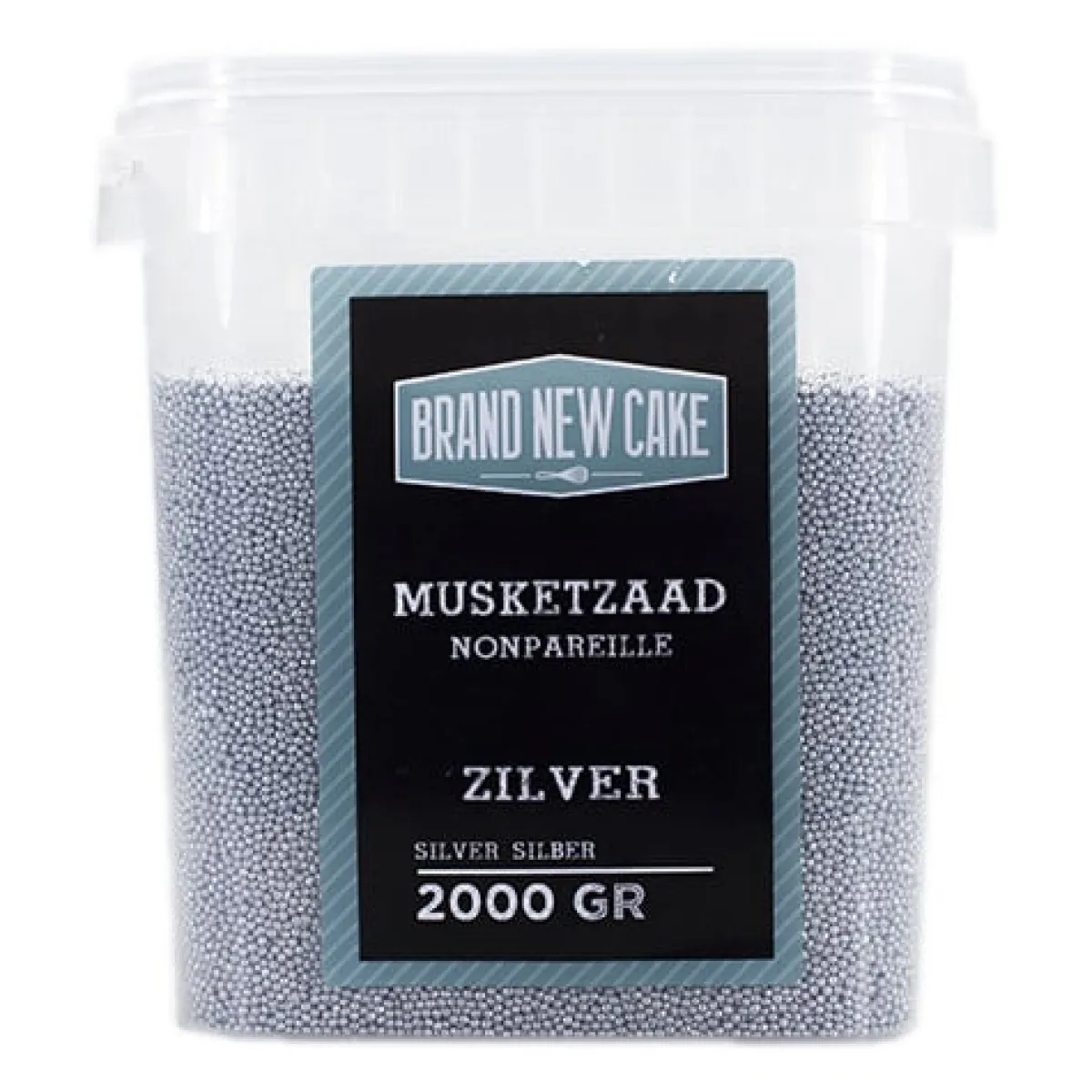 BrandNewCake Musketzaad Zilver 2000gr.