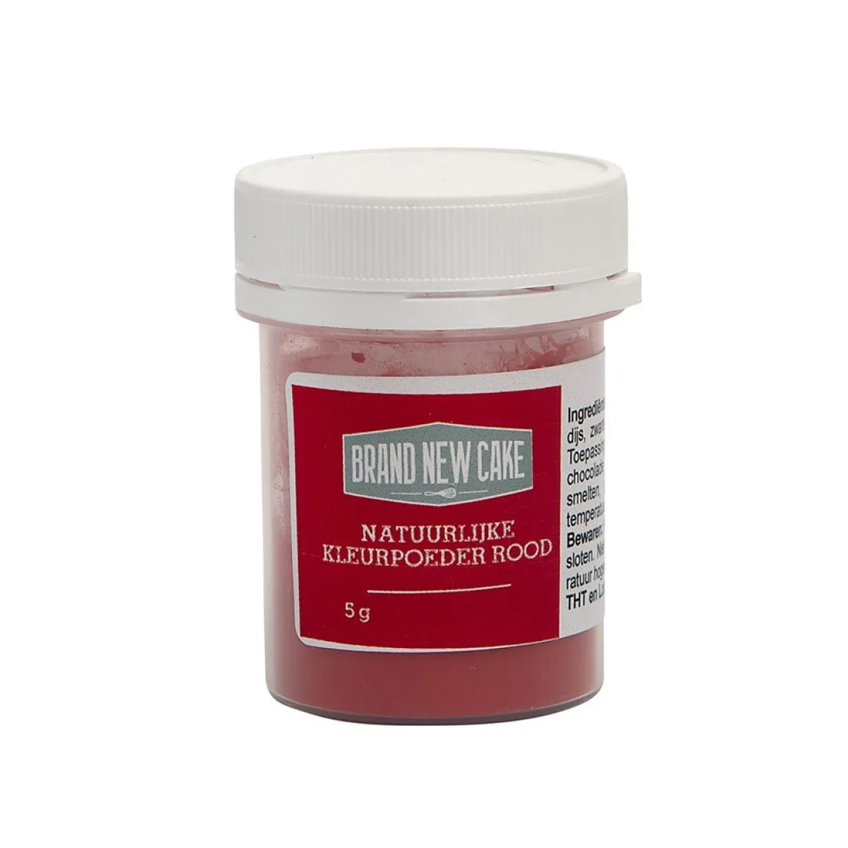 BrandNewCake Natuurlijke Kleurpoeder Rood 5g (vette massa)