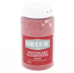 BrandNewCake Natuurlijke Kleurpoeder Rood 25g (vette massa) Outlet