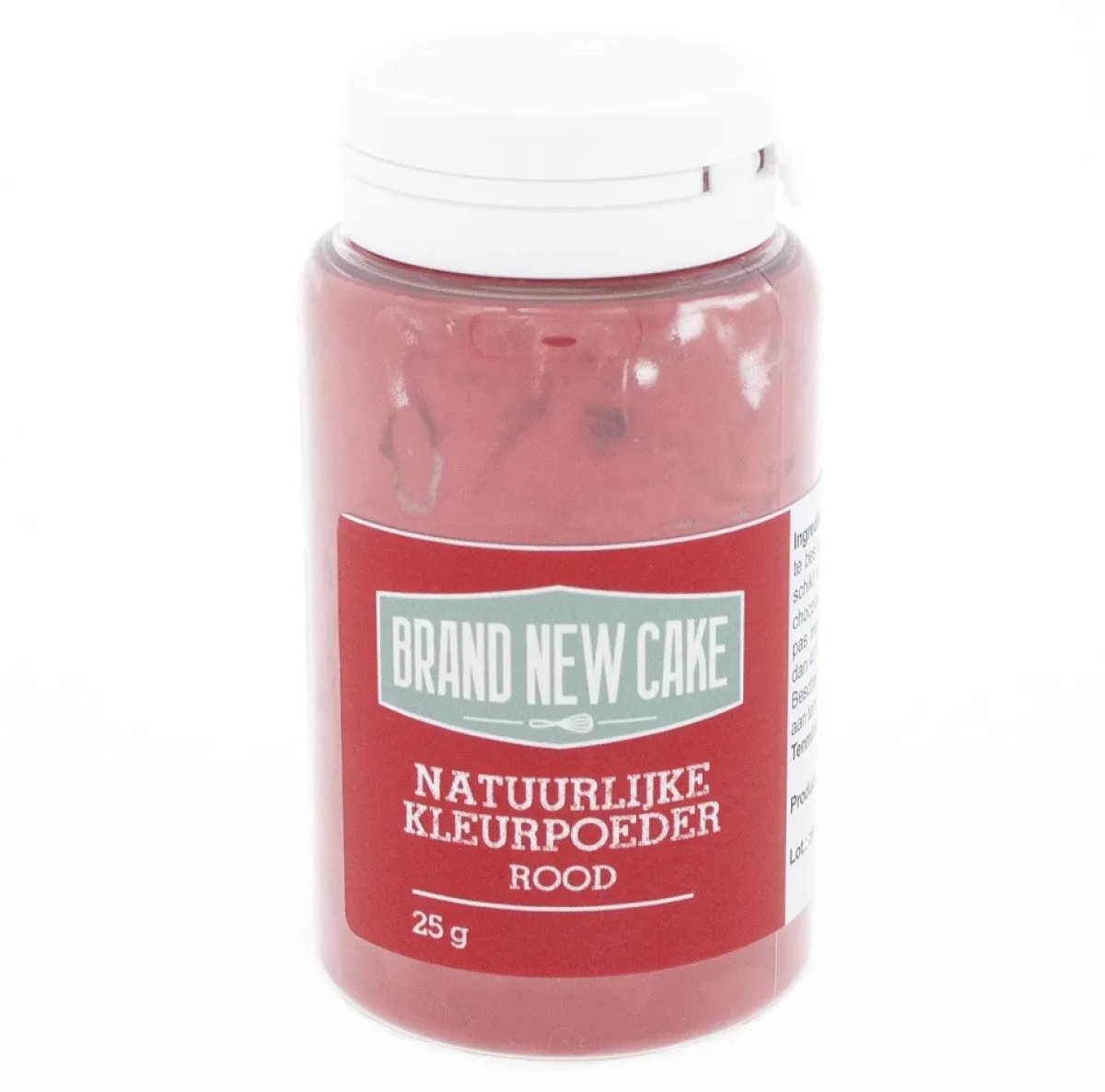 BrandNewCake Natuurlijke Kleurpoeder Rood 25g (vette massa) Outlet