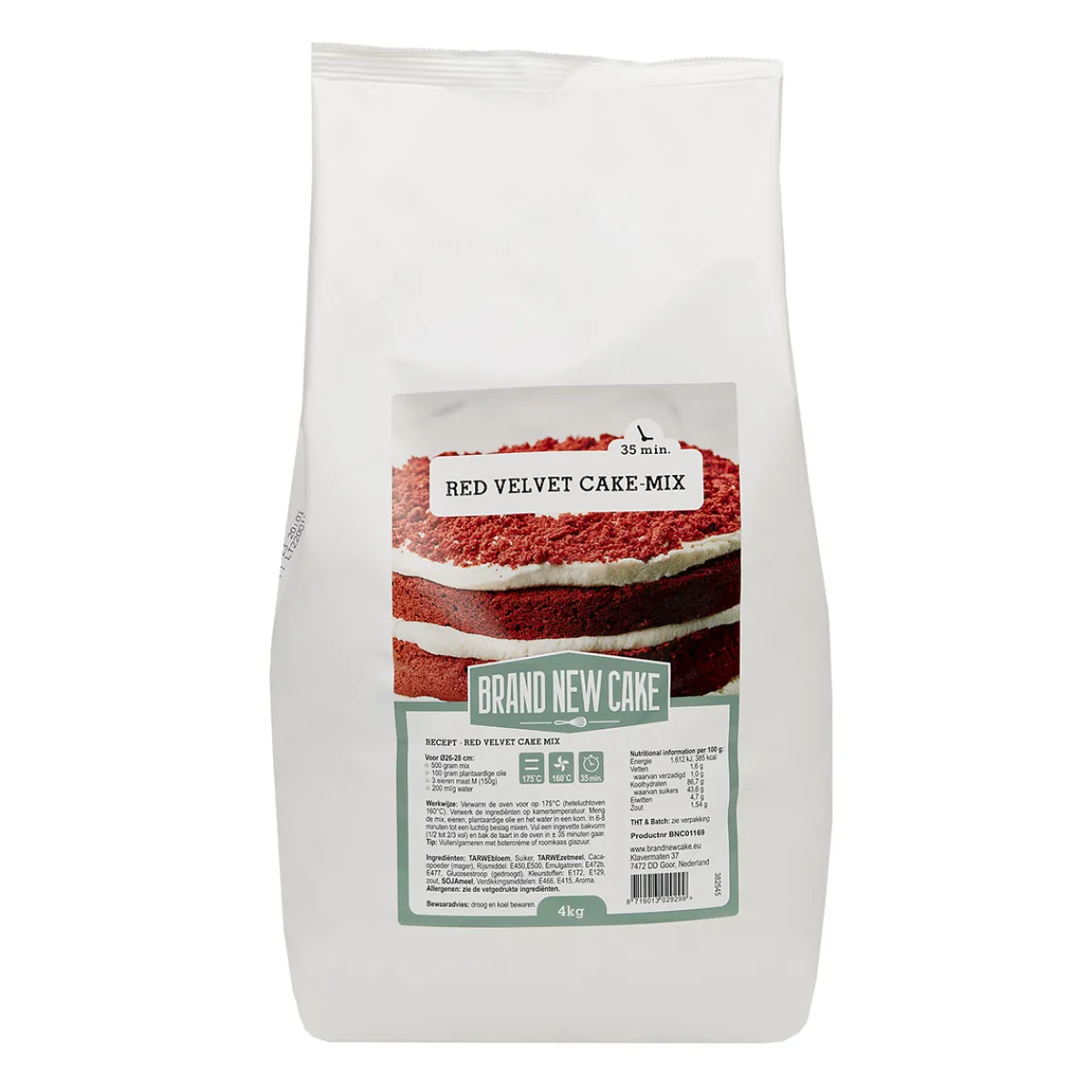 BrandNewCake Red Velvet Cake-mix 4kg Outlet