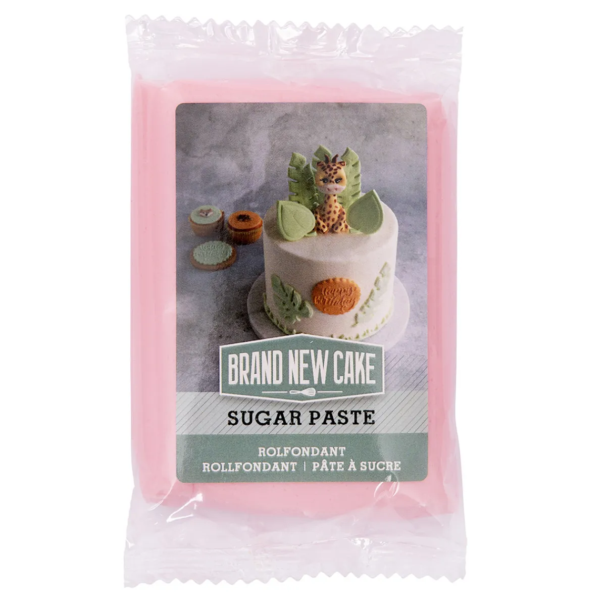 BrandNewCake Rolfondant Baby Roze 250g