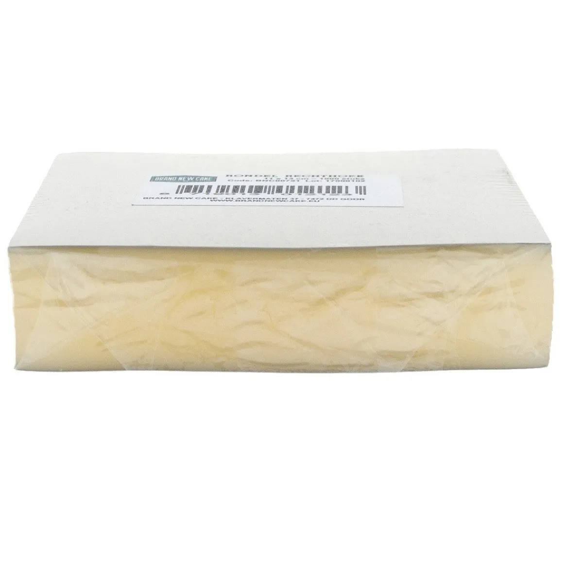 BrandNewCake Rondel Rechthoek 11x13cm 1000 stuks Outlet