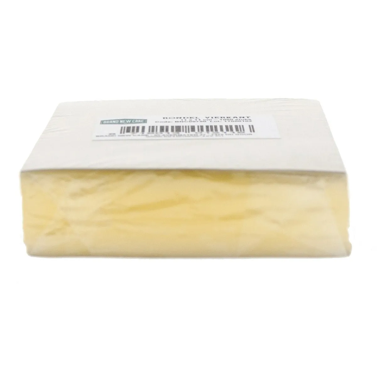 BrandNewCake Rondel Vierkant 11x11cm 1000 stuks New
