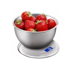 BrandNewCake RVS Keukenweegschaal met kom 5kg / 1g New