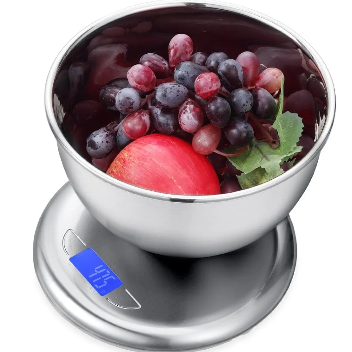 BrandNewCake RVS Keukenweegschaal met kom 5kg / 1g New