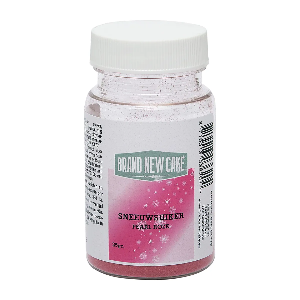 BrandNewCake Sneeuwsuiker Pearl Roze 25g Best